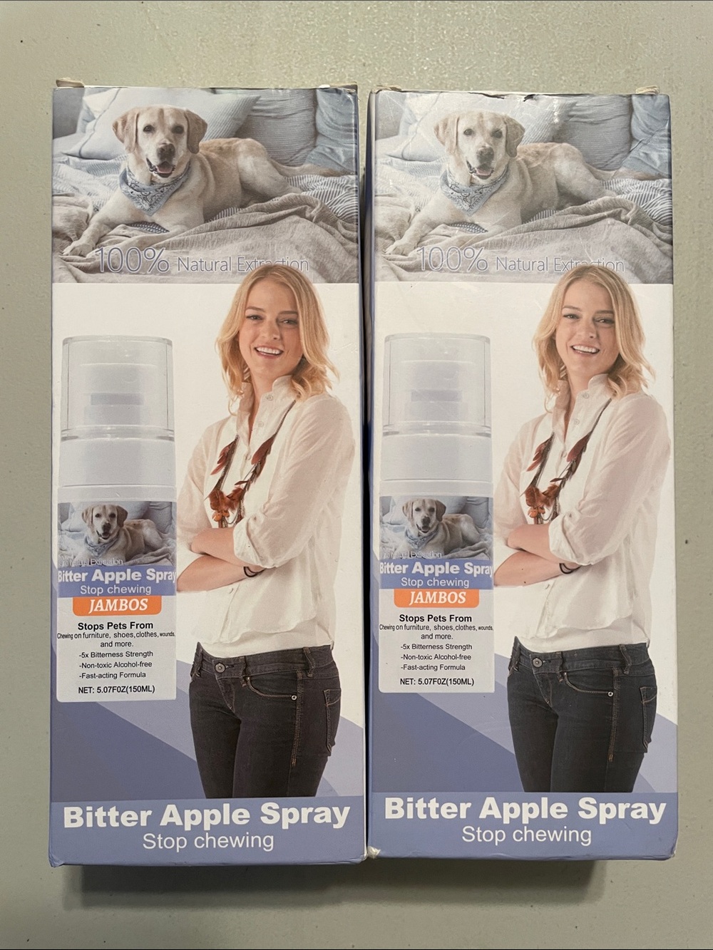 Dog Bitter Apple Spray Bundle X2